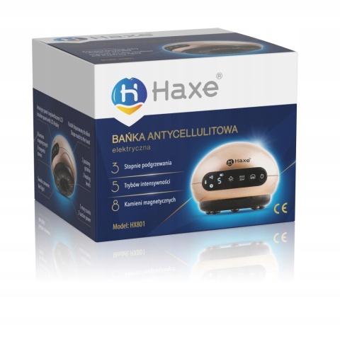 Elektryczna Bańka Antycellulitowa HAXE HX801 - Masaż i Ujędrnianie Skóry