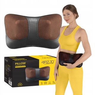 Masażer Shiatsu ULTRA+ 4FIZJO - Relaksacyjna Poduszka Masująca z Grzaniem