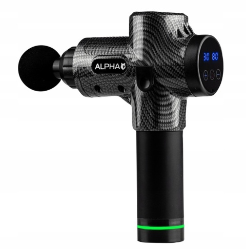 Masażer Do Ciała Alpha Pro - Pistolet Do Masażu Z 8 Końcówkami