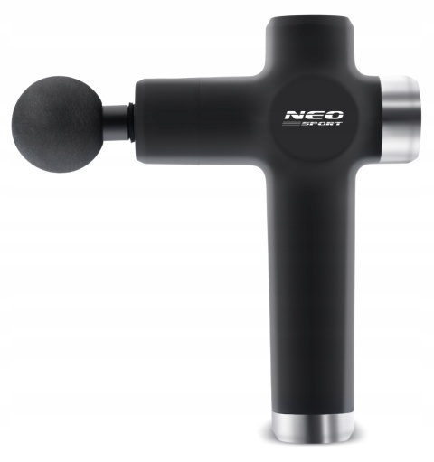 Pistolet Do Masażu Neo-Sport, 8 Końcówek, Relaksujący Masaż Ciała