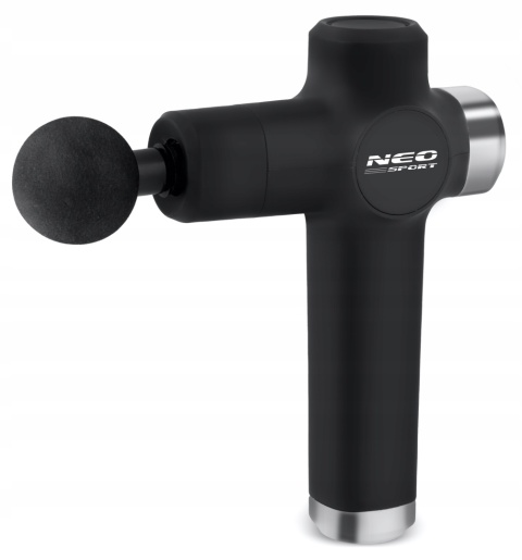 Pistolet Do Masażu Neo-Sport, 8 Końcówek, Relaksujący Masaż Ciała