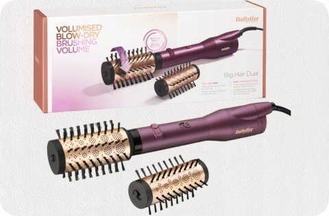Babyliss Suszarko-Lokówka 650W 2W1 - Jonizacja, Obrotowa Szczotka 50Mm