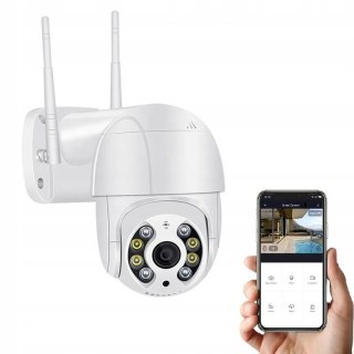 Bezprzewodowa Kamera Ip Wifi Obrotowa 350/110 Z Detekcją Ruchu I Mikrofonem