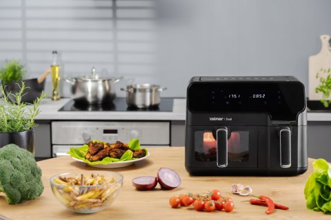 Frytkownica Beztłuszczowa 2700W 9L Dual Zelmer Z 8 Programami I 2 Komorami