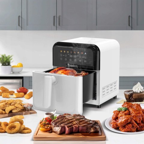 Frytkownica Beztłuszczowa 6L Air Fryer 1600W, Rapid Air, Metalowe Wnętrze