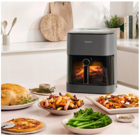 Frytkownica Beztłuszczowa Air Fryer 1450W 5L Z Okienkiem Led 360° Powietrza