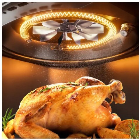 Frytkownica Beztłuszczowa Air Fryer 1450W 5L Z Okienkiem Led 360° Powietrza