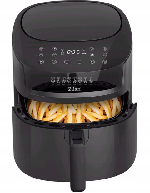 Frytkownica Beztłuszczowa Air Fryer 1800W 6,5L Dotykowy Panel 8 Programów