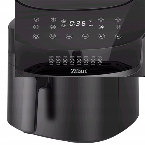 Frytkownica Beztłuszczowa Air Fryer 1800W 6,5L Dotykowy Panel 8 Programów
