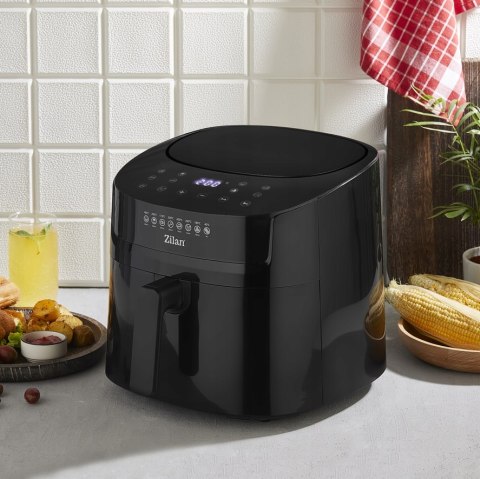 Frytkownica Beztłuszczowa Air Fryer 1800W 6,5L Dotykowy Panel 8 Programów