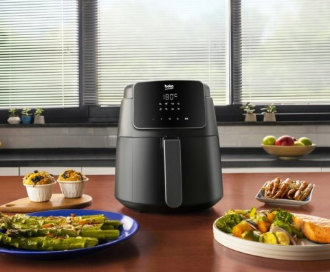 Frytkownica Beztłuszczowa Beko 1500W 3,9L 8 Auto-Programów Timer 35-200