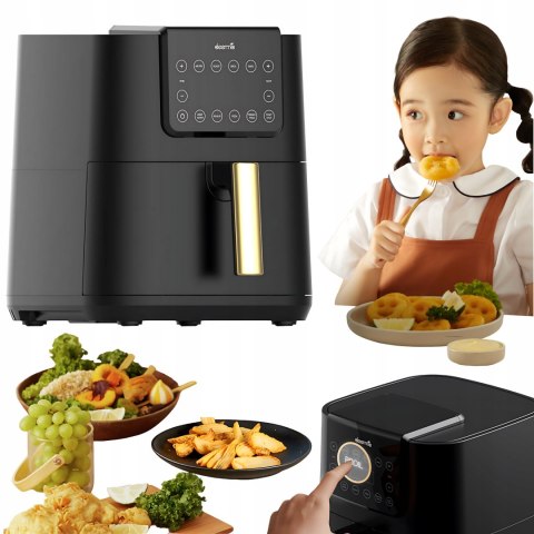 Frytkownica Beztłuszczowa Deerma Kz120 7.5L - 1700W Air Fryer Lcd Timer