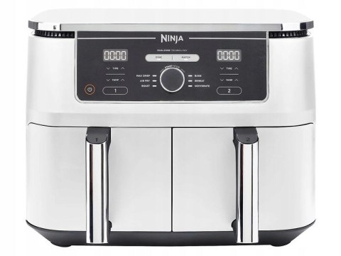 Frytkownica Beztłuszczowa Ninja Af400euwh 2 Kosze 9,5L, 2470W, Max Crisp