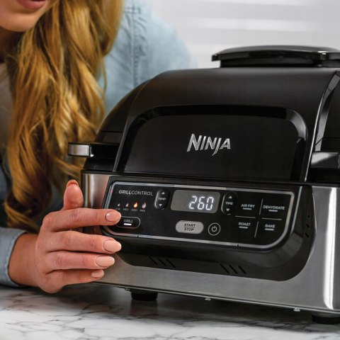 Frytkownica Beztłuszczowa Ninja Ag301eu 1760W - Grill, Air Fry, Pieczenie