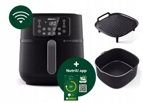 Frytkownica Beztłuszczowa Philips Airfryer Xxl 5000 16-Funkcyjna Z Nutriu