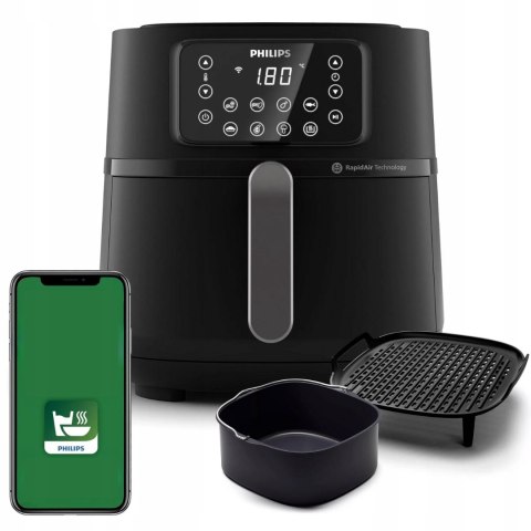 Frytkownica Beztłuszczowa Philips Airfryer Xxl 5000 16-Funkcyjna Z Nutriu