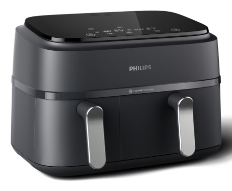 Frytkownica Beztłuszczowa Philips Na351 2750W 9L Dwukomorowa, 8 Programów