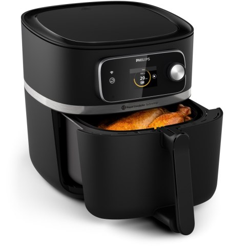 Frytkownica Beztłuszczowa Philips Ovi Smart 2.0 Hd9880/90 8,3L 22 Funkcje