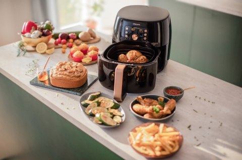 Frytkownica Beztłuszczowa Philips Ovi Smart Airfryer Xxl 2225W 7X Szybszy