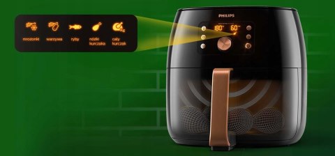 Frytkownica Beztłuszczowa Philips Ovi Smart Airfryer Xxl 2225W 7X Szybszy