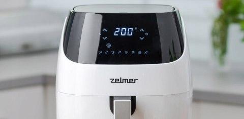 Frytkownica Beztłuszczowa Zelmer Zaf5501w 5L 1500W 8 Programów Dotyk Panel