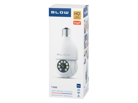 Kamera Ip Wifi 3Mp Ptz Z Audio I Żarówką Gwint E27 - Monitoring Wnętrzny