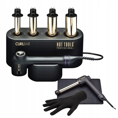 Lokówka Curlbar 24K Gold Hot Tools 4 Rozmiary, Ergonomiczna Stylizacja
