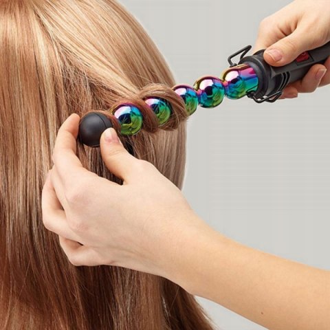 Lokówka Iron Bubble Rainbow Ø33 Tęczowa Antystatyczna Obrotowa Niegrzejąca