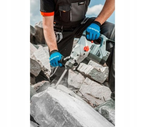 Młot Udarowy Sds 1500W 4,5J Graphite Z Walizką I 2X Dłutem Sds Amortyzacja