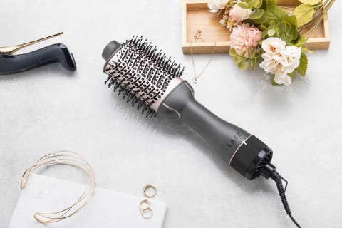 Szara Lokówko-Suszarka 1200W Jonizacja, Zimny Nadmuch, Ceramiczna Powłoka