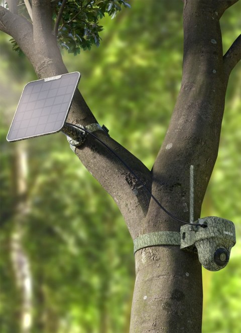 Bezprzewodowa Kamera Gsm 4K/8Mpx Z Panelem Słonecznym I Kartą 32Gb