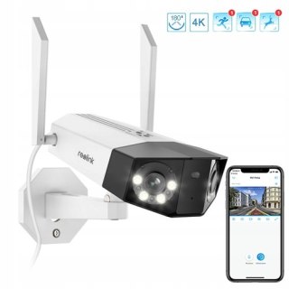 Kamera Bezprzewodowa Wifi Reolink Duo2 8Mpx 4K 180° Panorama, Nocny Alarm