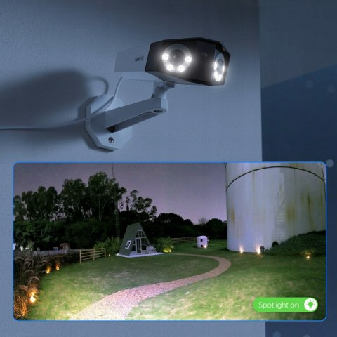 Kamera Bezprzewodowa Wifi Reolink Duo2 8Mpx 4K 180° Panorama, Nocny Alarm
