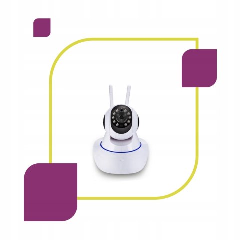 Kamera Elektroniczna Niania Wifi Hd Monitoring Obrotowa 360° Ios Android Ir