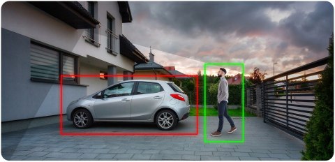 Kamera Ip 4K Uhd 8Mp Smart Dual Illuminators Detekcja Ludzi I Pojazdów