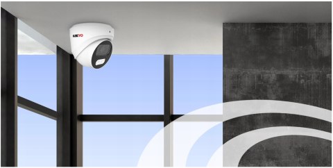 Kamera Ip Keeyo 8Mpx 2.8Mm Poe Mikrofon Ir Ai Detekcja Ruchu Aplikacja