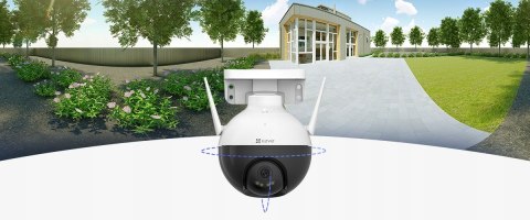 Kamera Ip Obrotowa Ezviz C8w 2K+ 360° Ai Detekcja Osób, Audio, Noc Kolor
