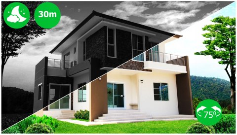 Kamera Ip Obrotowa Full Hd Z Wifi, Onvif, Rejestrator Na Sd, 355°/120°