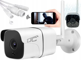 Kamera Ip Wi-Fi Bullet 4Mp Podczerwień Z Audio, Sd 128Gb I Detekcją Ruchu