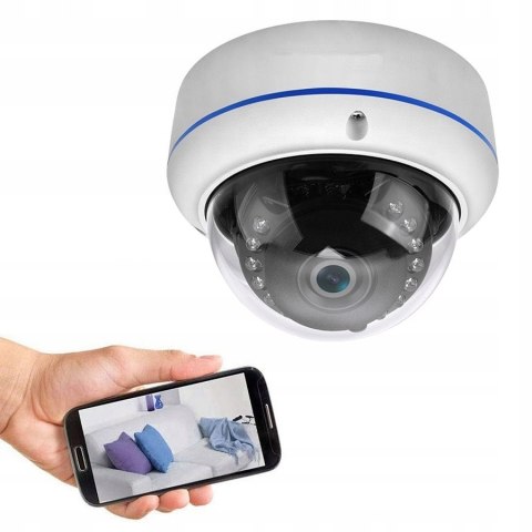 Kamera Ip Wifi Zewnętrzna Kopułkowa Full Hd Onvif Detekcja Ruchu Ir Onvif