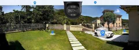 Kamera Obrotowa Reolink Trackmix Wifi 4K Inteligentny Monitoring Śledzenie