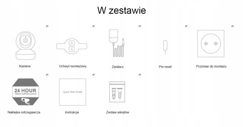 Kamera Obrotowa Wifi Reolink E1 Pro 4Mp 355°/50°, Dwuzakres Wifi, Starlight