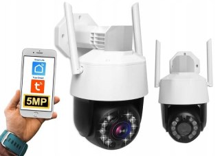 Kamera Obrotowa Zewnętrzna 5Mp 20X Zoom Ip66 Ptz 320°/90° Nocny Tuya Smart