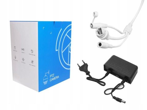 Kamera Obrotowa Zewnętrzna 5Mp 20X Zoom Ip66 Ptz 320°/90° Nocny Tuya Smart