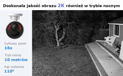 Kamera Reolink Go Plus 5Mp 2K Bezprzewodowa 4G Z Akumulatorem I Pir