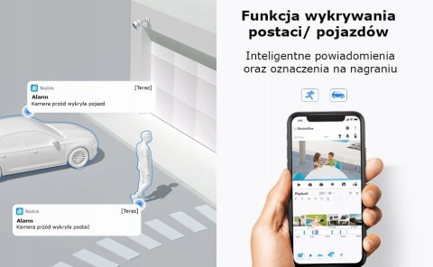 Kamera Reolink Go Plus 5Mp 2K Bezprzewodowa 4G Z Akumulatorem I Pir