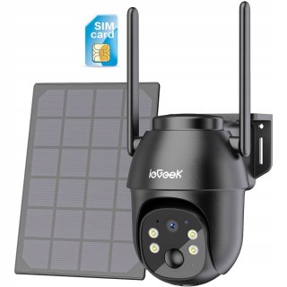 Kamera Solarna 4G Lte 3Mp Z Obrotowym Widokiem 360°, Ip65 1 X Kabel Zasilający 5V Type-C