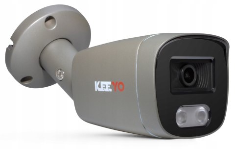 Kamera Tubowa 5Mp 4W1 Metalowa Ahd/Tvi/Cvi/Cvbs Dn Ir25m Z Akcesoriami