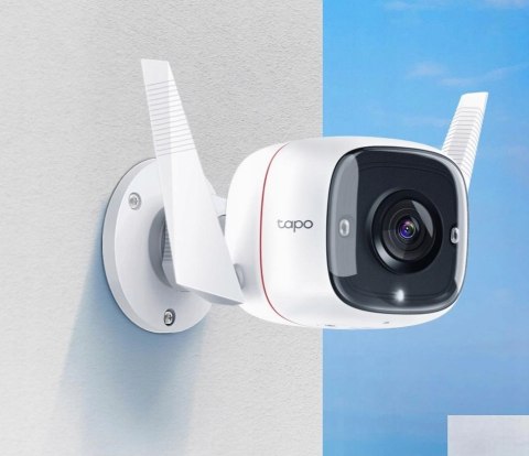 Kamera Wi-Fi Tp-Link Tc65 3Mp Zewnetrzna Ip66, 30M Tryb Nocny Alarm I Audio