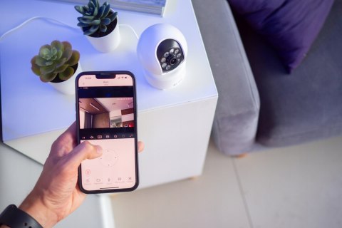 Kamera Wifi Ip Wewnętrzna 3Mp Obrot. Z Zoom Podczerwień 10M, Detekcja Ruchu